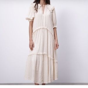 Zara gauze maxi dress
